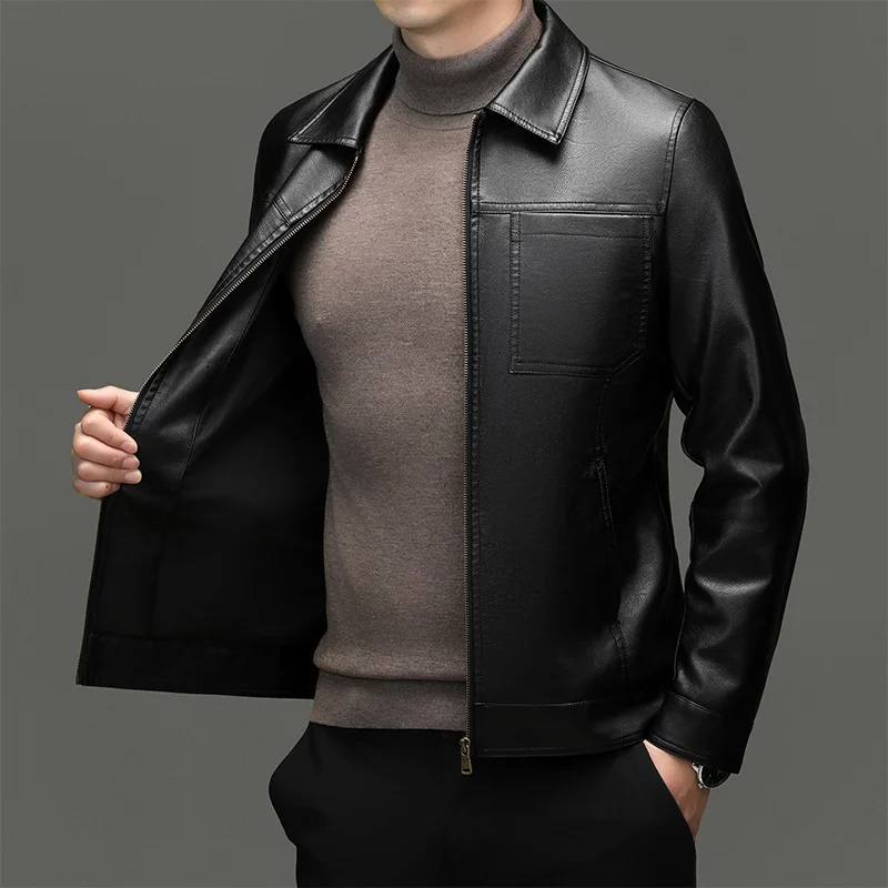 Весенняя крутая красивая короткая матовая куртка большого размера из искусственной кожи, новая молодежная модная корейская модная черная куртка, дизайнерская одежда
Весенняя крутая красивая короткая матовая куртка большого размера из искусственной кожи, новая молодежная модная корейская модная черная куртка, дизайнерская одежда