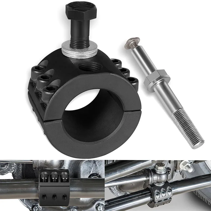 Steering Stabilizer Tie Rod Clamp Replacement for Jeep Wrangler JK JKU JL JLU & Jeep Gladiator JT 2007-2022 for (1-1/2" OD Tube)
Steering Stabilizer Tie Rod Clamp Replacement for Jeep Wrangler JK JKU JL JLU & Jeep Gladiator JT 2007-2022 for (1-1/2" OD Tube)