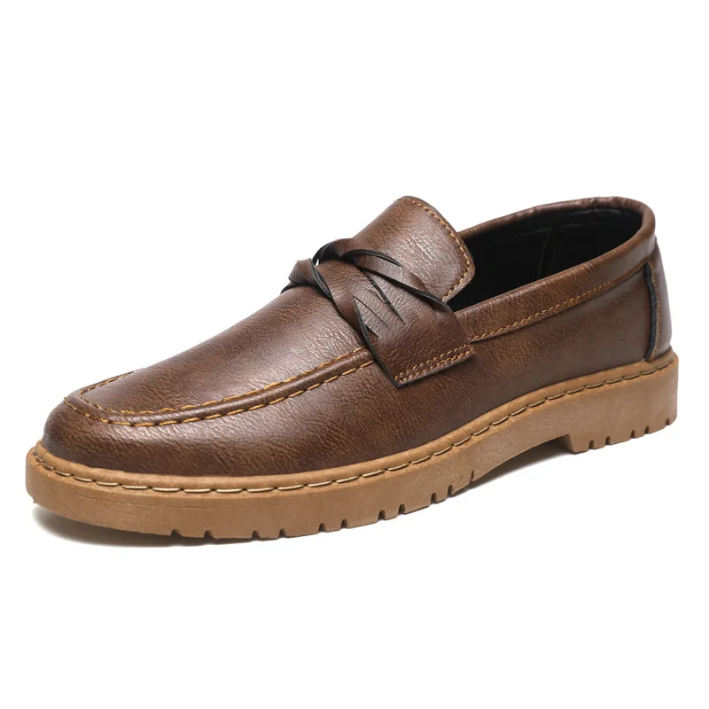 Plus Size Men's Wear Resistant Non-slip Leather Loafers Slip on Thick Sole Comfortable Casual Business Office All Walking Shoes
Plus Size Men's Wear Resistant Non-slip Leather Loafers Slip on Thick Sole Comfortable Casual Business Office All Walking Shoes