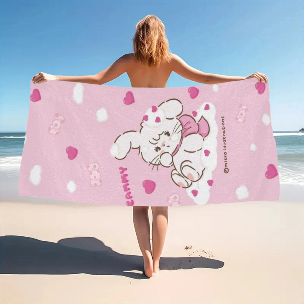 Quick Drying Beach Towels Japan Kawaii Cartoon Mikko Oversized 30x60inch Printing Towel Super Absorbent Pool Towel Blanket
Quick Drying Beach Towels Japan Kawaii Cartoon Mikko Oversized 30x60inch Printing Towel Super Absorbent Pool Towel Blanket