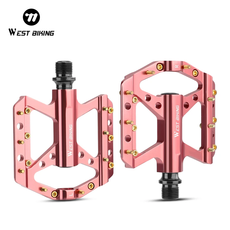 Ultralight Aluminum Bike Pedals 3 Bearings Sealed Labor Saving with Removable Anti Slip Pins for MTB Road Cycling
Ultralight Aluminum Bike Pedals 3 Bearings Sealed Labor Saving with Removable Anti Slip Pins for MTB Road Cycling