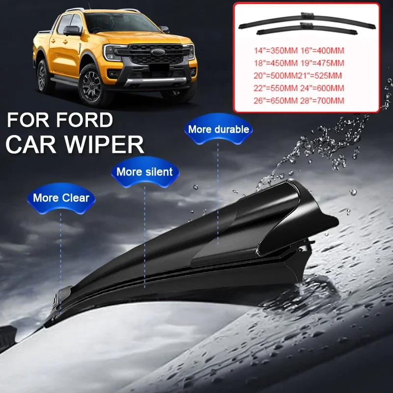 2PCS Car Blade Windshield WiperFor FORD Everest Explorer F-150 Fiesta Focus Mondeo Fusion Mustang Mach E Ranger Taurus Territory
2PCS Car Blade Windshield WiperFor FORD Everest Explorer F-150 Fiesta Focus Mondeo Fusion Mustang Mach E Ranger Taurus Territory