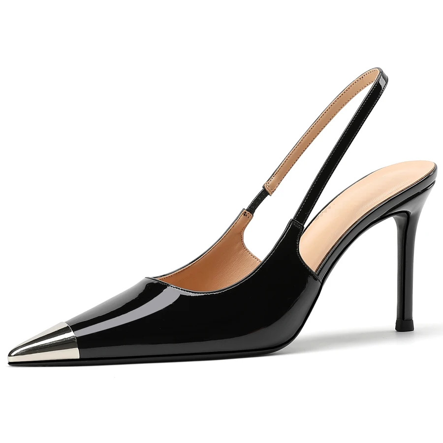 【Measure Your Feet Length Before Order】Cap-toe Luxry Designer Women Stiletto High Heels Pumps Slingback Dress Sandals 182-CHC-33
【Measure Your Feet Length Before Order】Cap-toe Luxry Designer Women Stiletto High Heels Pumps Slingback Dress Sandals 182-CHC-33