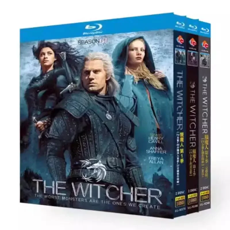 BD Blu-ray Disc The Witcher Seasons 1–3 Animated Movie and Special Features US Drama 1080p DVD Box Set
BD Blu-ray Disc The Witcher Seasons 1–3 Animated Movie and Special Features US Drama 1080p DVD Box Set