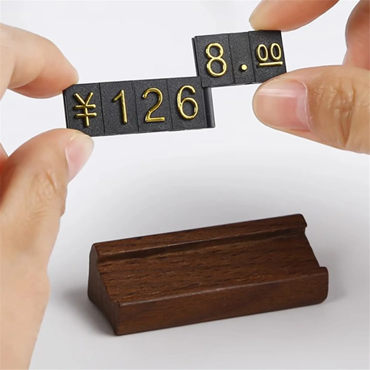 LDHL 10 Sets/Box Mini Wood Combined Number Price Cube Tag Jewelry Adjustable Number Pricing Label Sign Holder Card Stand B
LDHL 10 Sets/Box Mini Wood Combined Number Price Cube Tag Jewelry Adjustable Number Pricing Label Sign Holder Card Stand B