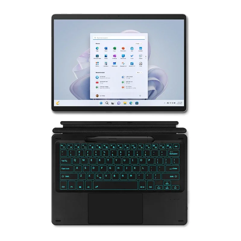 Backlit Keyboard For Microsoft Surface Pro 8 9 X Pro8 pro9 Pro x 13"Tablet Spanish Portuguese Arabic French Touch Keyboard
Backlit Keyboard For Microsoft Surface Pro 8 9 X Pro8 pro9 Pro x 13"Tablet Spanish Portuguese Arabic French Touch Keyboard