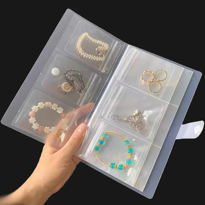 Transparent Jewelry Storage Book Zip-lock Bag Reclosable Anti-oxidation Necklace Rings Storage Bags Portable Display Cover
Transparent Jewelry Storage Book Zip-lock Bag Reclosable Anti-oxidation Necklace Rings Storage Bags Portable Display Cover