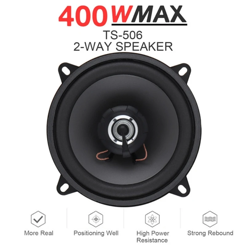 Car Front/RearDoor Speaker Coaxial Auto Music Stereo Hifi Speakers 5Inch 400W Dropship
Car Front/RearDoor Speaker Coaxial Auto Music Stereo Hifi Speakers 5Inch 400W Dropship