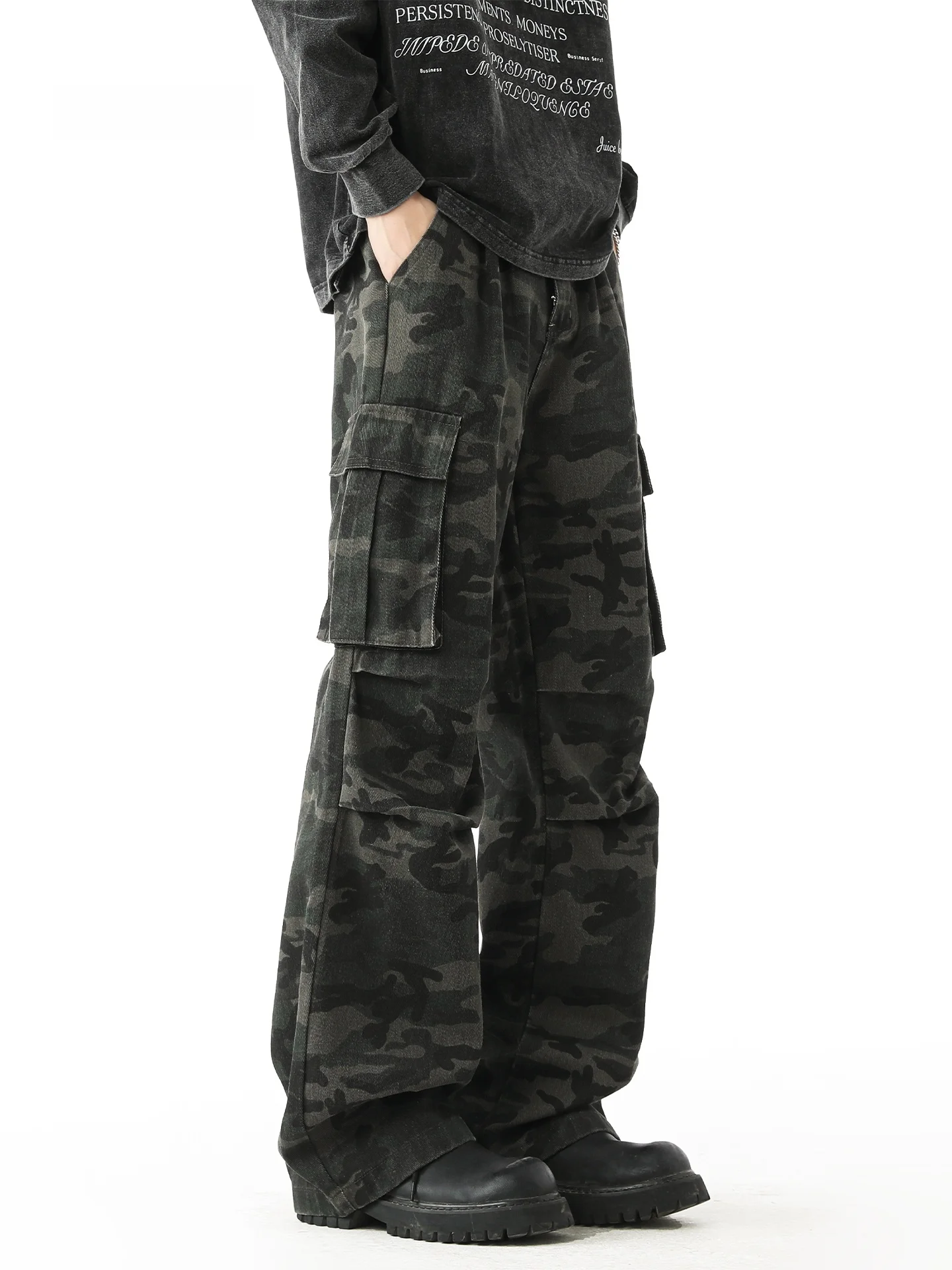 Американские ретро-брюки с камуфляжным принтом, мужские, осенне-зимние, модные, брендовые, Haome, уличный стиль, свободные, прямые, длинные брюки
Американские ретро-брюки с камуфляжным принтом, мужские, осенне-зимние, модные, брендовые, Haome, уличный стиль, свободные, прямые, длинные брюки