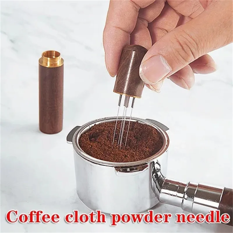 Coffee Tamper Stainless Steel Needles Espresso Powder Stirrer Distributor Leveler WDT Tools Cafe Stirring barista accessories
Coffee Tamper Stainless Steel Needles Espresso Powder Stirrer Distributor Leveler WDT Tools Cafe Stirring barista accessories
