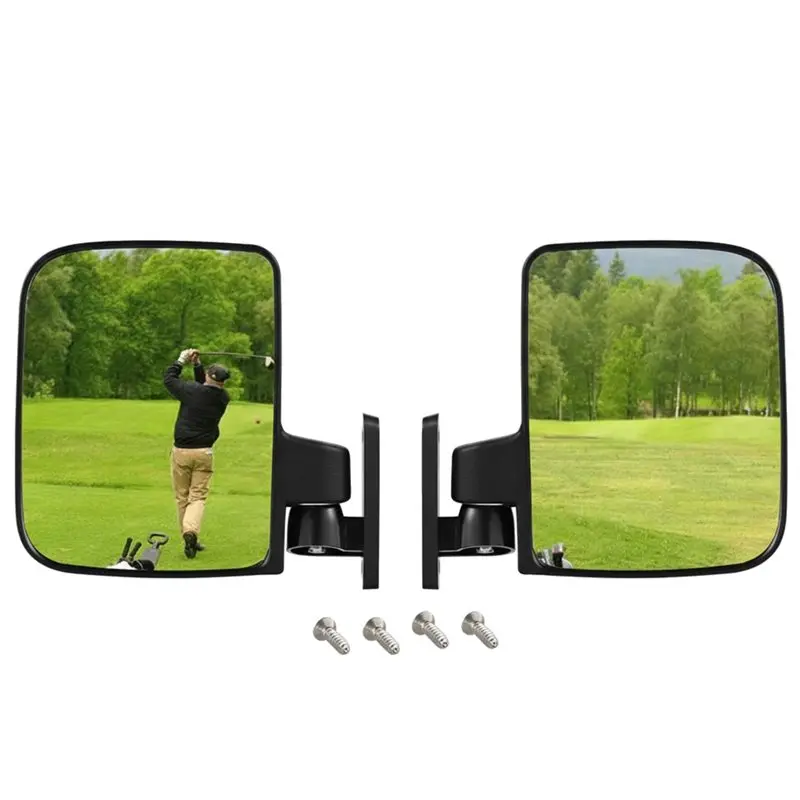L71A Universal Side Rear View Mirrors For Golf Carts 2PCS Folding Professional Installation
L71A Universal Side Rear View Mirrors For Golf Carts 2PCS Folding Professional Installation