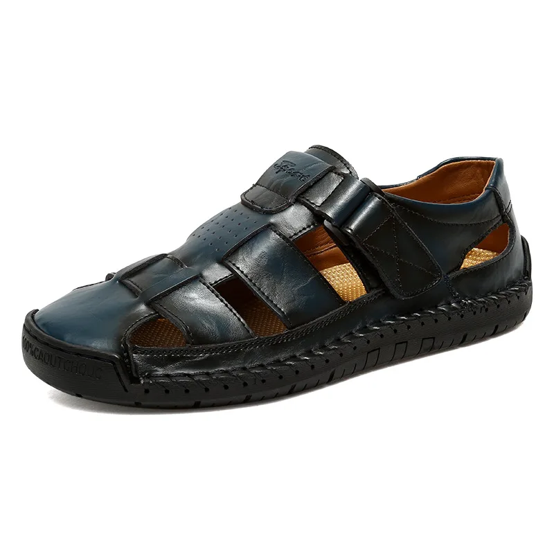 2026 New Genuine Leather Men's Beach Large Size 38-48 Breathable Sandals Retro Handsewn Baotou Casual Fashion Handmade Shoes
2026 New Genuine Leather Men's Beach Large Size 38-48 Breathable Sandals Retro Handsewn Baotou Casual Fashion Handmade Shoes