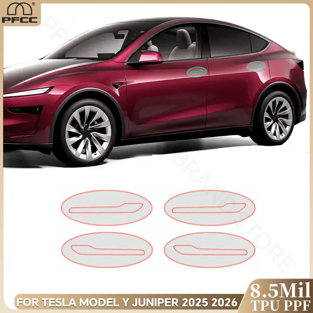 For Tesla Model Y Juniper 2025 2026 Headlight Door Handles Rearview Tail Light Paint Protection Film Precut PPF Bra Anti-scratch
For Tesla Model Y Juniper 2025 2026 Headlight Door Handles Rearview Tail Light Paint Protection Film Precut PPF Bra Anti-scratch