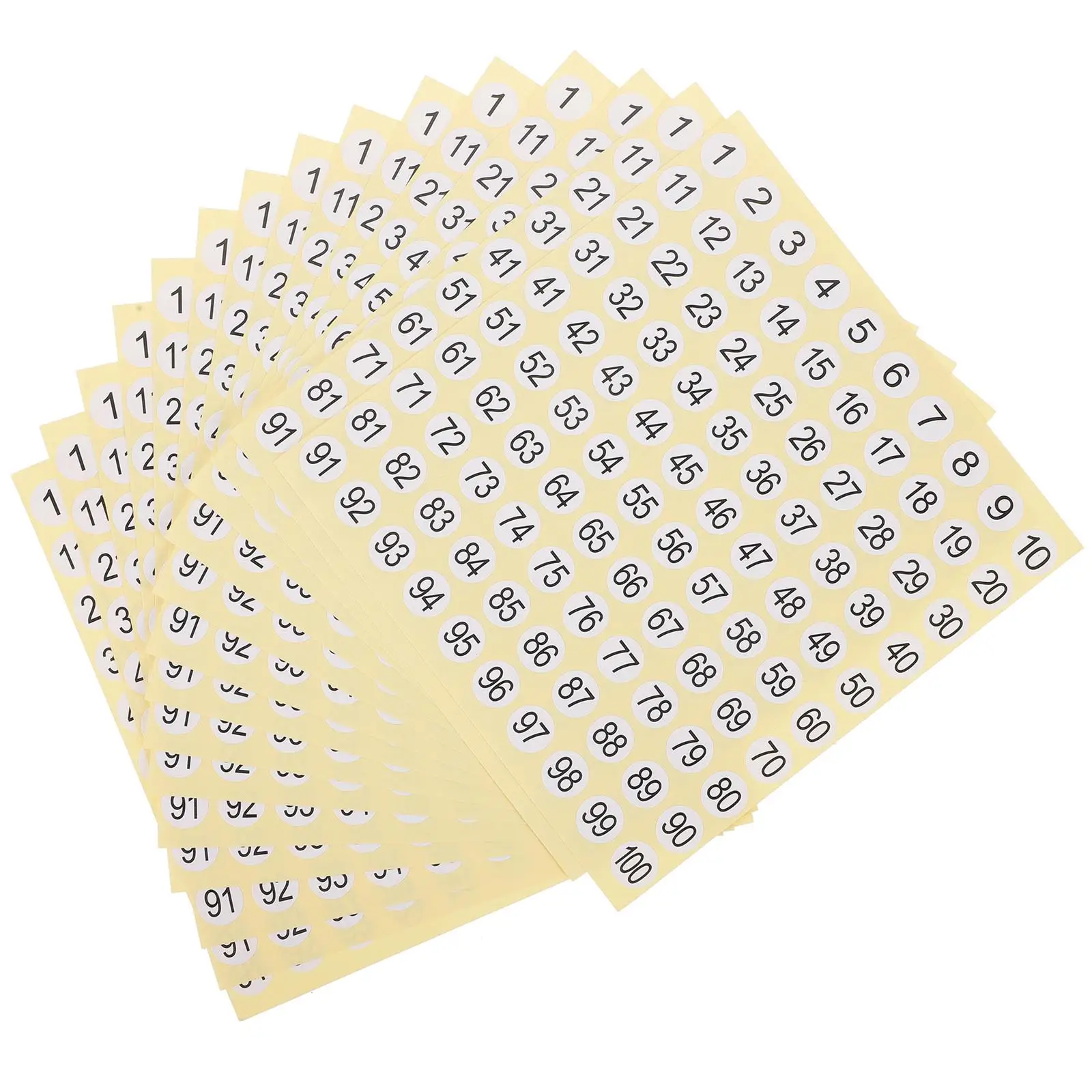 Round Numbered Stickers 15 Sheets Digital Labels for Office Self Adhesive Classification Storage Organization Home Kitchen
Round Numbered Stickers 15 Sheets Digital Labels for Office Self Adhesive Classification Storage Organization Home Kitchen