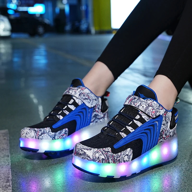 Walking shoes Girls shoes will shine skates New outdoor running pulley fashion children's sneakers Breathable mesh shoes
Walking shoes Girls shoes will shine skates New outdoor running pulley fashion children's sneakers Breathable mesh shoes