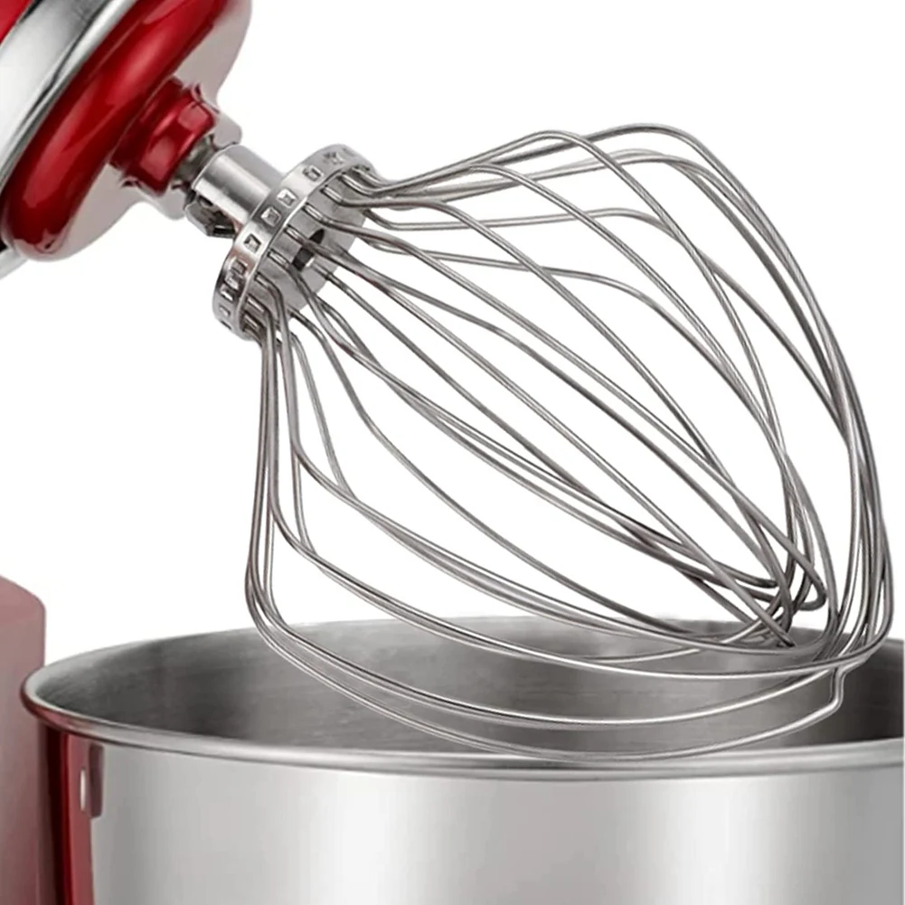11-Wire Whip Attachment For Kitchenaid Stand Mixer,For Kitchenaid Whisk Attachment Fit 7 Quart Tilt-Head Stand Mixer-New
11-Wire Whip Attachment For Kitchenaid Stand Mixer,For Kitchenaid Whisk Attachment Fit 7 Quart Tilt-Head Stand Mixer-New