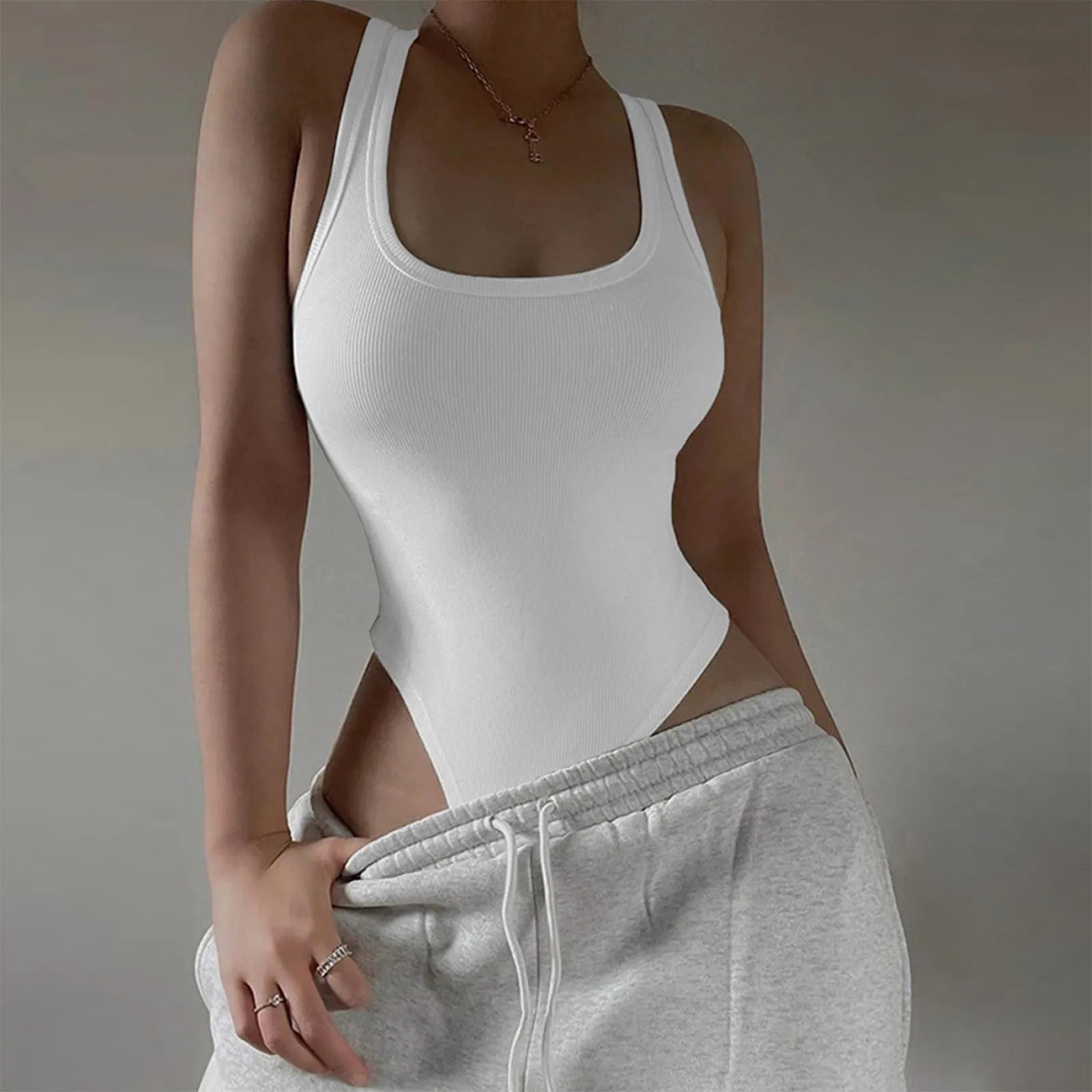 Black Jumpsuit For Women Sexy Sleeveless Round Neck Backless Hollow Out Women's Summer Bodysuit Playsuit Shapewear Tummy Control
Black Jumpsuit For Women Sexy Sleeveless Round Neck Backless Hollow Out Women's Summer Bodysuit Playsuit Shapewear Tummy Control