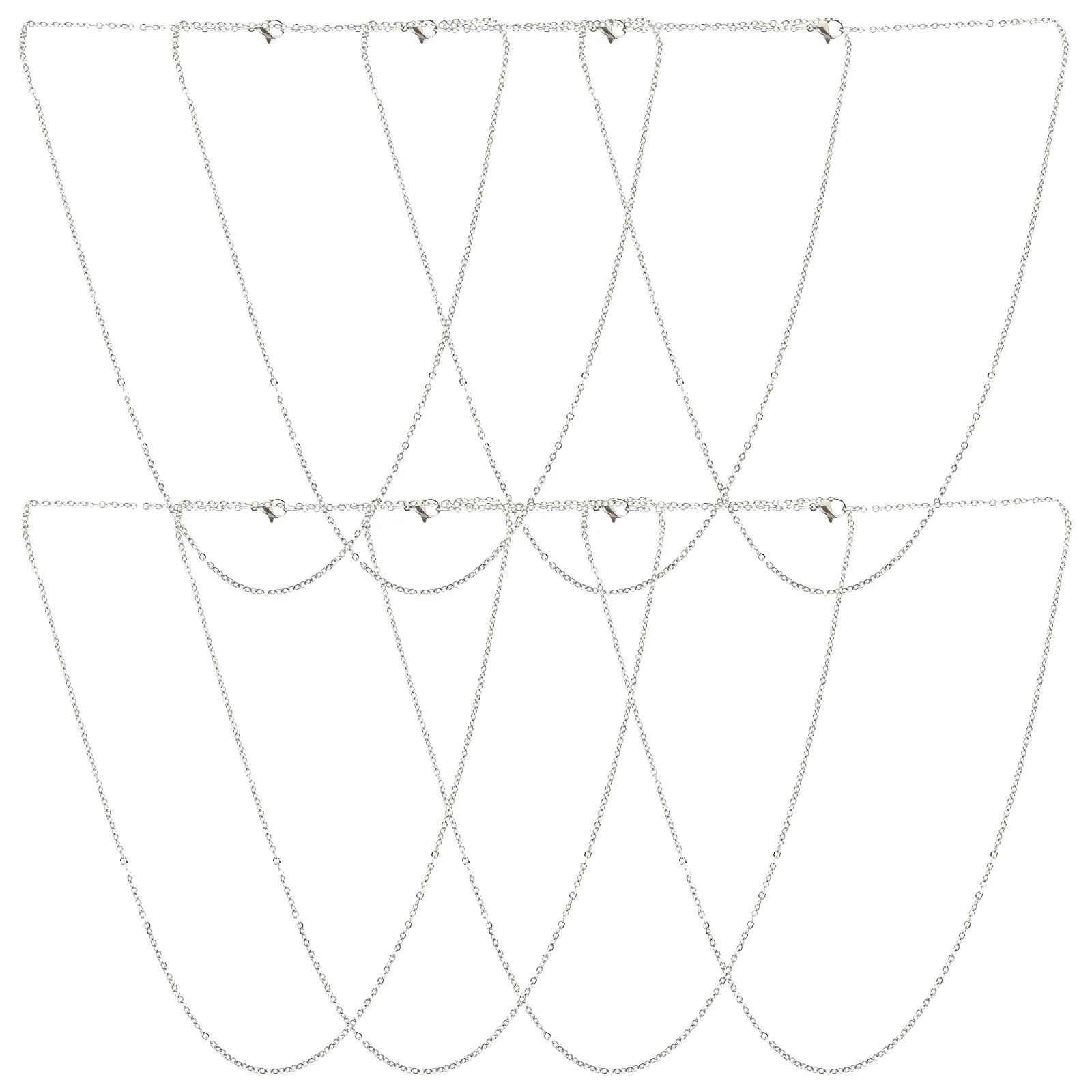 10 Pcs Stainless Steel Necklace Chain Link Silver Chains Jewelry Making Supplies Smooth Perfect Gift
10 Pcs Stainless Steel Necklace Chain Link Silver Chains Jewelry Making Supplies Smooth Perfect Gift