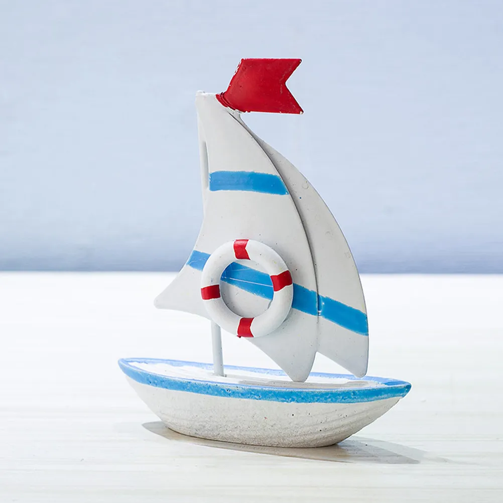 Handcrafted Mediterranean Sailboat Decoration Bright Color Retro Modern Artistic Sailing Ship Ornament for Home Office Decor
Handcrafted Mediterranean Sailboat Decoration Bright Color Retro Modern Artistic Sailing Ship Ornament for Home Office Decor