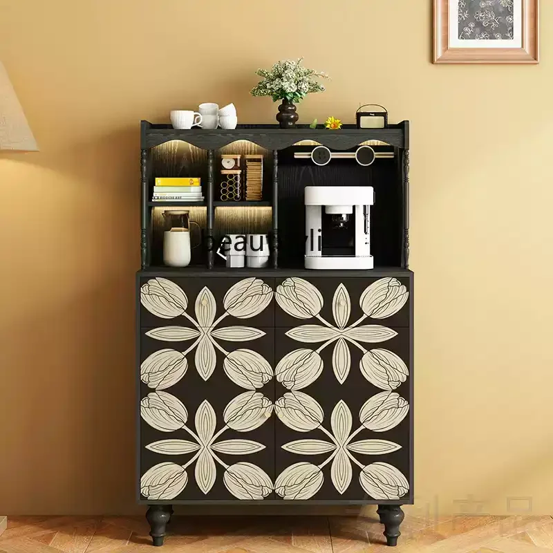 French medieval solid wood custom side cabinet, living room and dining room wine cabinet integrated storage cabinet
French medieval solid wood custom side cabinet, living room and dining room wine cabinet integrated storage cabinet