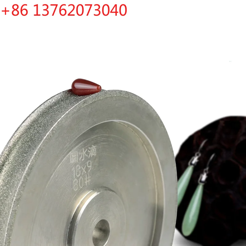 Customized Water Droplet Diamond Grinding Wheel for Jade Agate Bracelets and Prayer beads Diamond Forming Disk 10x25mm
Customized Water Droplet Diamond Grinding Wheel for Jade Agate Bracelets and Prayer beads Diamond Forming Disk 10x25mm