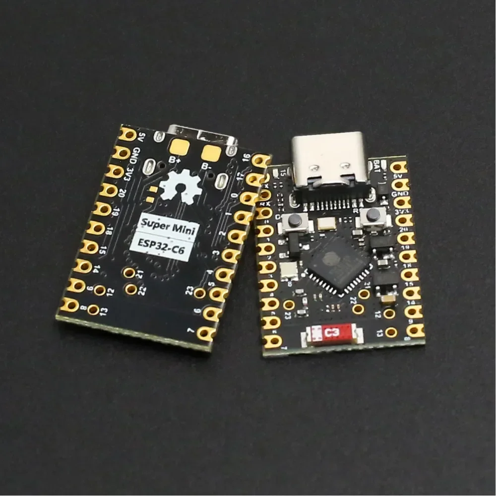 ESP32-C6 SuperMini Development Board Microcontroller Programming Learning Controller Core Board
ESP32-C6 SuperMini Development Board Microcontroller Programming Learning Controller Core Board