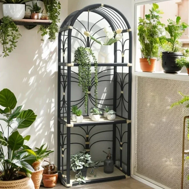 B Retro rattan storage floor-to-ceiling balcony display rack living room home
B Retro rattan storage floor-to-ceiling balcony display rack living room home