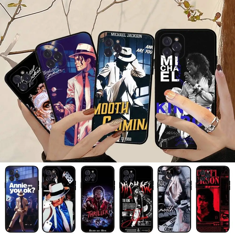 Pop Singer Michael Jackson Phone Case For IPhone 17 16 15 14 13 12 11 Pro Max Plus Mini Soft Black Cover
Pop Singer Michael Jackson Phone Case For IPhone 17 16 15 14 13 12 11 Pro Max Plus Mini Soft Black Cover