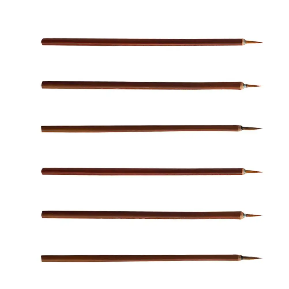 6pcs Wolf Hair Calligraphy Brushes Set for Painting Writing Sketching Durable Bamboo Handles Watercolor Tools Student
6pcs Wolf Hair Calligraphy Brushes Set for Painting Writing Sketching Durable Bamboo Handles Watercolor Tools Student
