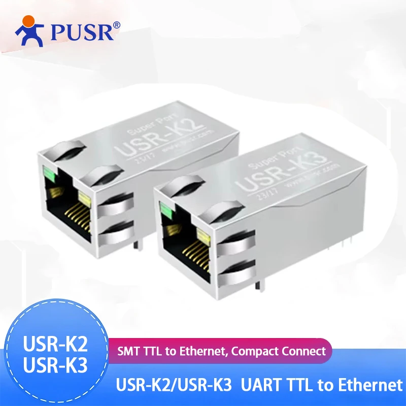 USR-K2 K3 PUSR Ethernet Modules Built-in webpage config software AT command TI Cortex-M4 processor With watchdog Modbus Gateway
USR-K2 K3 PUSR Ethernet Modules Built-in webpage config software AT command TI Cortex-M4 processor With watchdog Modbus Gateway