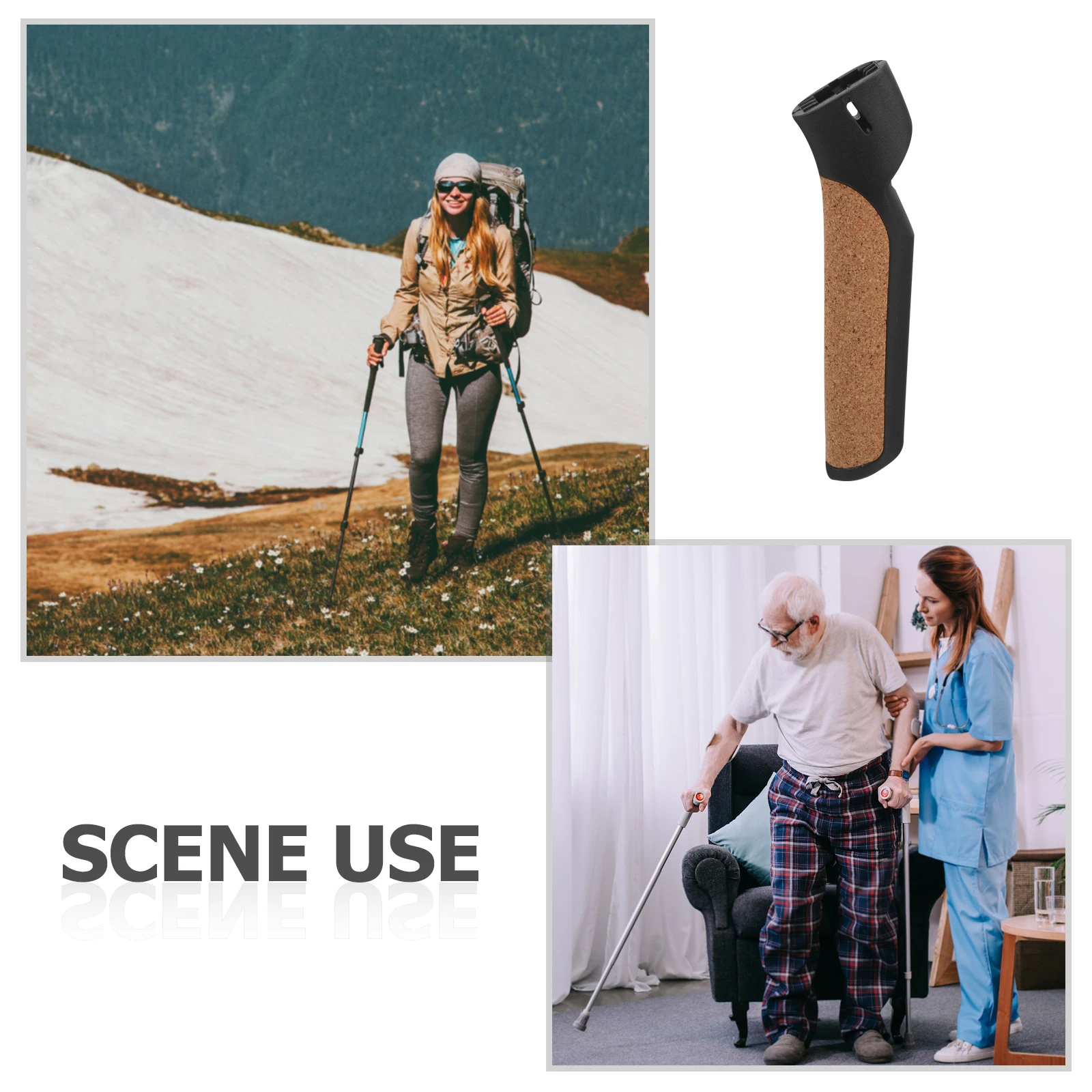 Cork Trekking Pole Handles Lightweight Portable Replacement for Camping Hiking Skiing Durable Round Hiking Pole
Cork Trekking Pole Handles Lightweight Portable Replacement for Camping Hiking Skiing Durable Round Hiking Pole