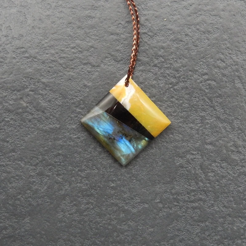 Натуральный обсидиан, желтый опал, лабрадорит, интрасия, кулон, бусина, модный ювелирный аксессуар, 20x4 мм, 4 г
Натуральный обсидиан, желтый опал, лабрадорит, интрасия, кулон, бусина, модный ювелирный аксессуар, 20x4 мм, 4 г