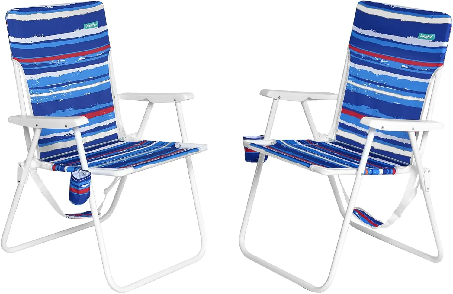 High Beach Chair 2 Pack for Adults - Tall Folding Lawn Chair with Cup Holder and Carry Straps, Easy In & Out for Seniors, Camping, Concerts, Outdoor Travel
High Beach Chair 2 Pack for Adults - Tall Folding Lawn Chair with Cup Holder and Carry Straps, Easy In & Out for Seniors, Camping, Concerts, Outdoor Travel