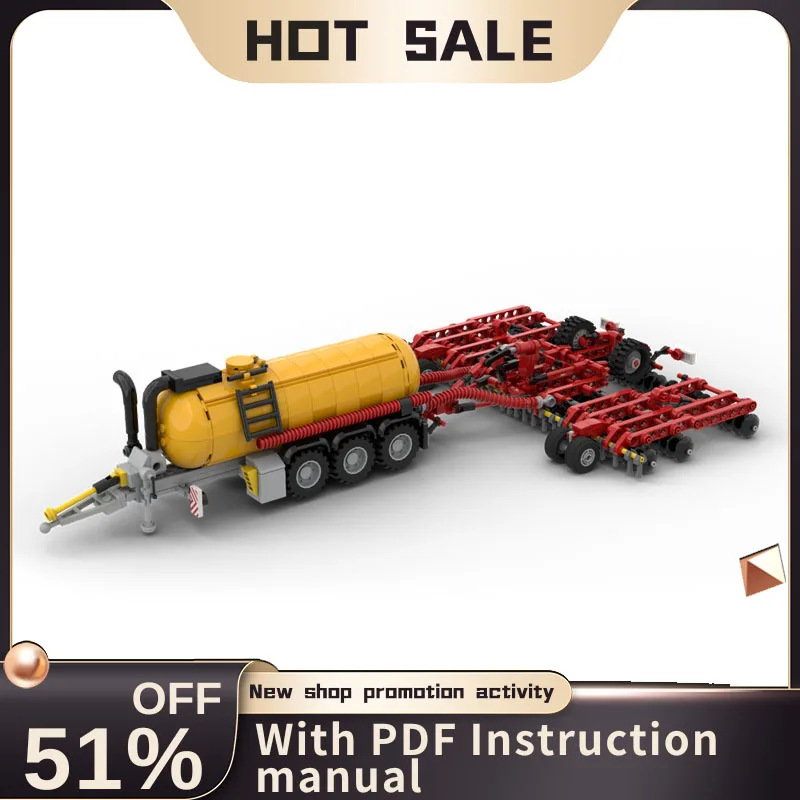 New 779Pcs City Buiding Slurry Tank with Cultivator Engineering Model Building Diy Creative Kids Toys Gifts Technology Blocks
New 779Pcs City Buiding Slurry Tank with Cultivator Engineering Model Building Diy Creative Kids Toys Gifts Technology Blocks
