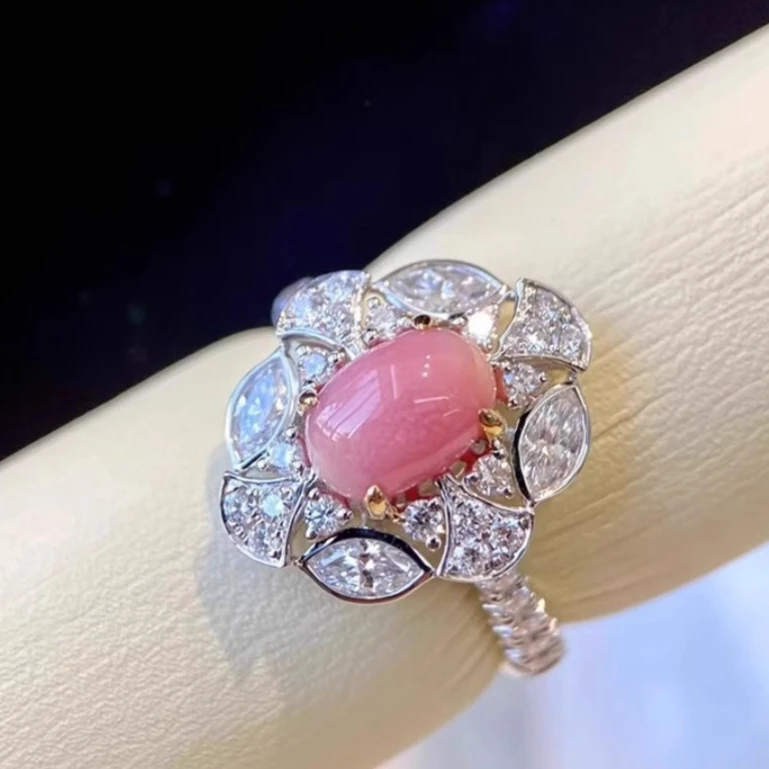 Classical Conch Pearl Ring Gentle Beauty Round Diamond Flower Shape Vintage Elegance Adjustable Ring Wedding Gifts for Women
Classical Conch Pearl Ring Gentle Beauty Round Diamond Flower Shape Vintage Elegance Adjustable Ring Wedding Gifts for Women