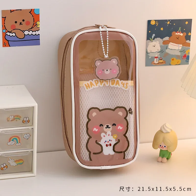 Japanese Korean Cute Ransparent Large-capacity Pencil Case Pencil Bag Pencil Box Pencilcase Kawaii School Stationery Supplies
Japanese Korean Cute Ransparent Large-capacity Pencil Case Pencil Bag Pencil Box Pencilcase Kawaii School Stationery Supplies