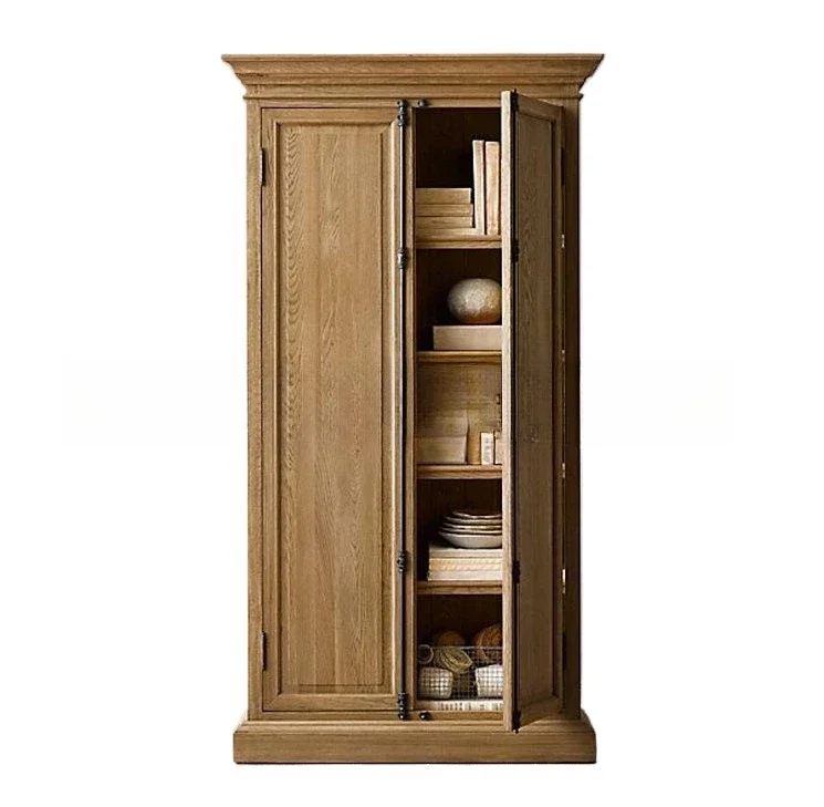 American country solid wood bookcase modern vintage log double door wardrobe Heaven and earth lock four-door storage cabinet
American country solid wood bookcase modern vintage log double door wardrobe Heaven and earth lock four-door storage cabinet