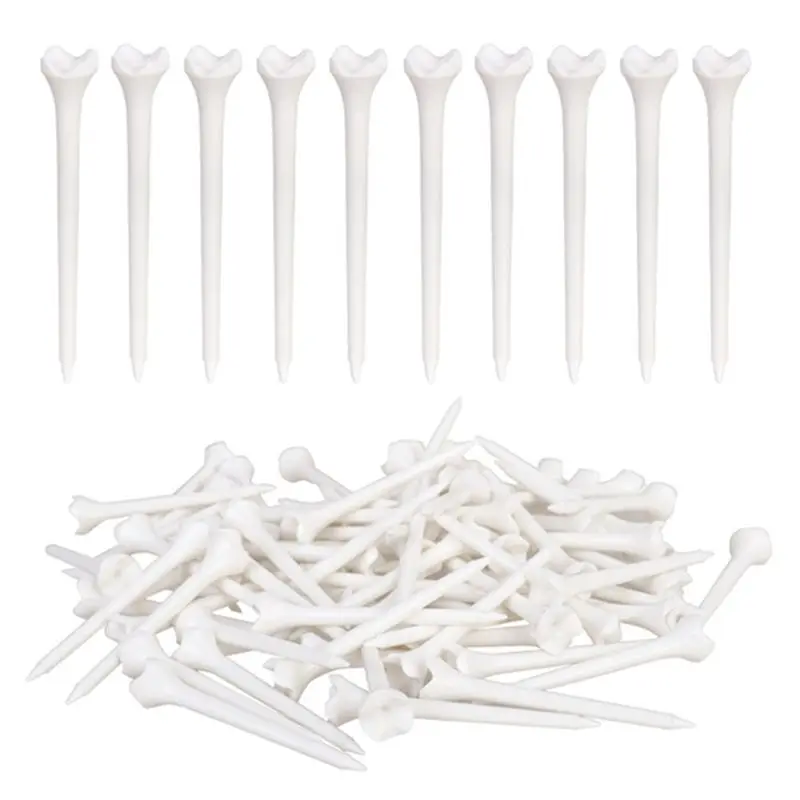 AEF6-100Pcs Professional Tee System Plastic Golf Tee Maximizes Golfers' Teeing Performance Golf Accessories
AEF6-100Pcs Professional Tee System Plastic Golf Tee Maximizes Golfers' Teeing Performance Golf Accessories