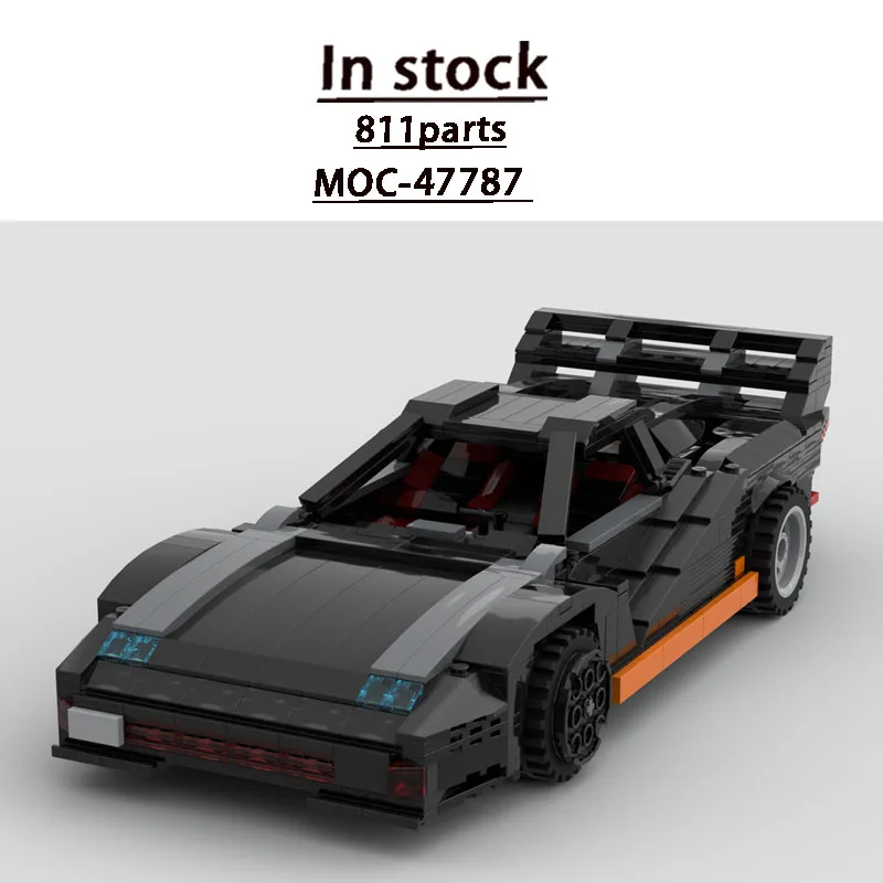 MOC-47787 Black New Sports Supercar Racing Building Block Model, 811 Parts, Boys' and Children's Birthday and Christmas Toy Gift
MOC-47787 Black New Sports Supercar Racing Building Block Model, 811 Parts, Boys' and Children's Birthday and Christmas Toy Gift