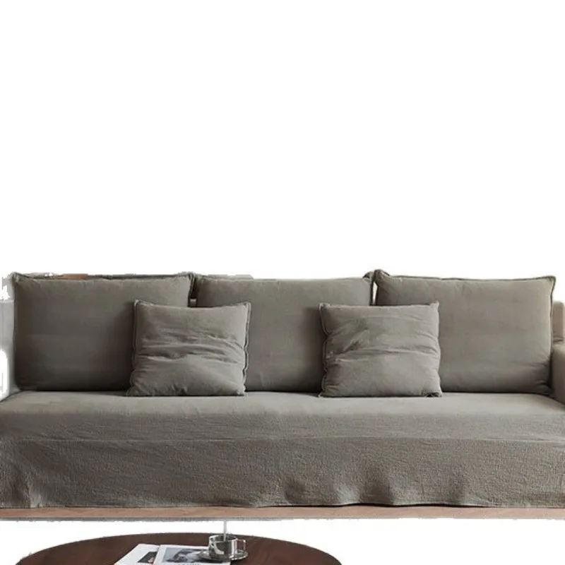 Fabric sofa, retro fabric cotton and linen surprise, removable and washable living room small apartment straight-row sofa
Fabric sofa, retro fabric cotton and linen surprise, removable and washable living room small apartment straight-row sofa