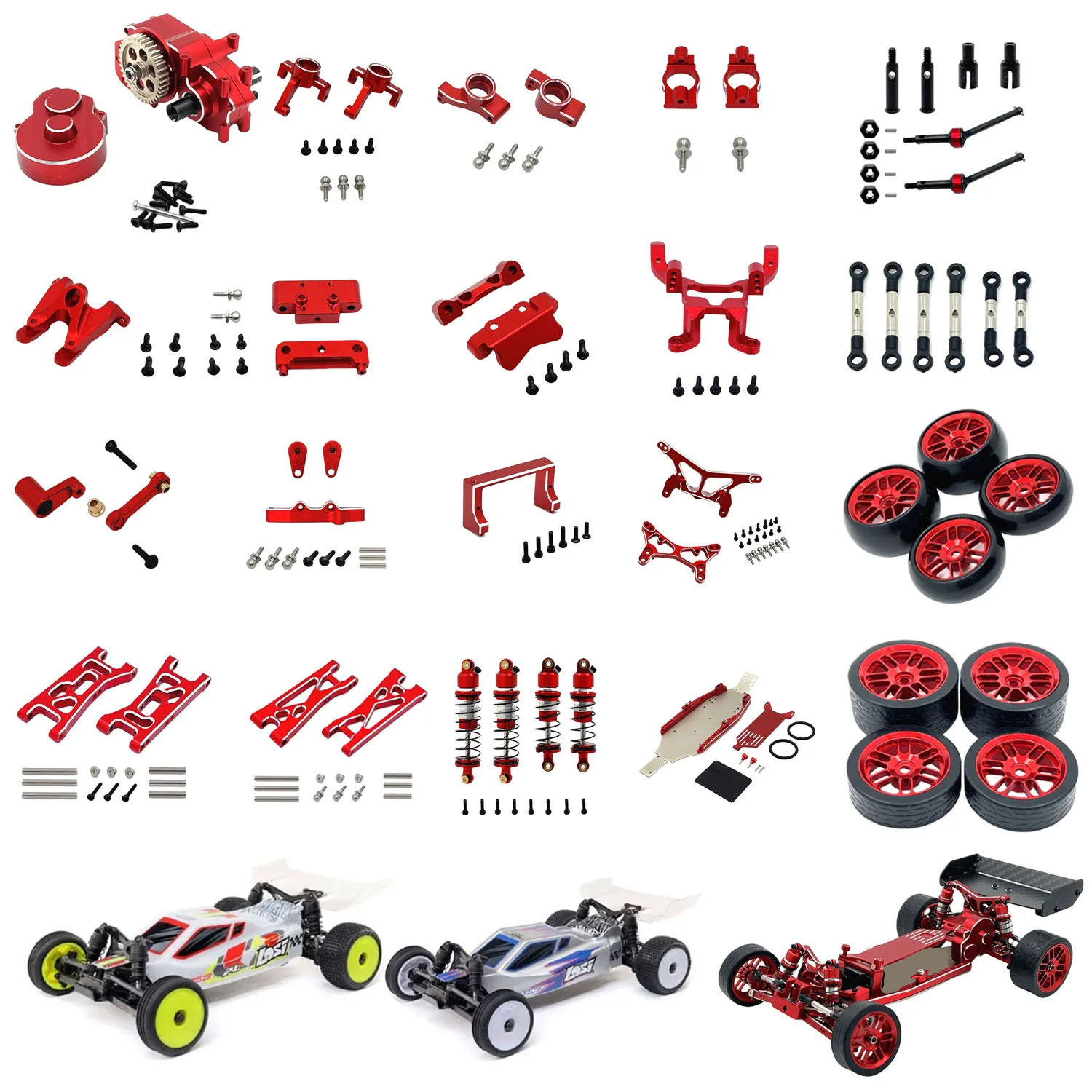 Hot Team Aluminum RC Car Frame Metal Upgrade and Modification for WLtoys 244016 LOSI Micro-B 1/24 Upgrade Parts
Hot Team Aluminum RC Car Frame Metal Upgrade and Modification for WLtoys 244016 LOSI Micro-B 1/24 Upgrade Parts