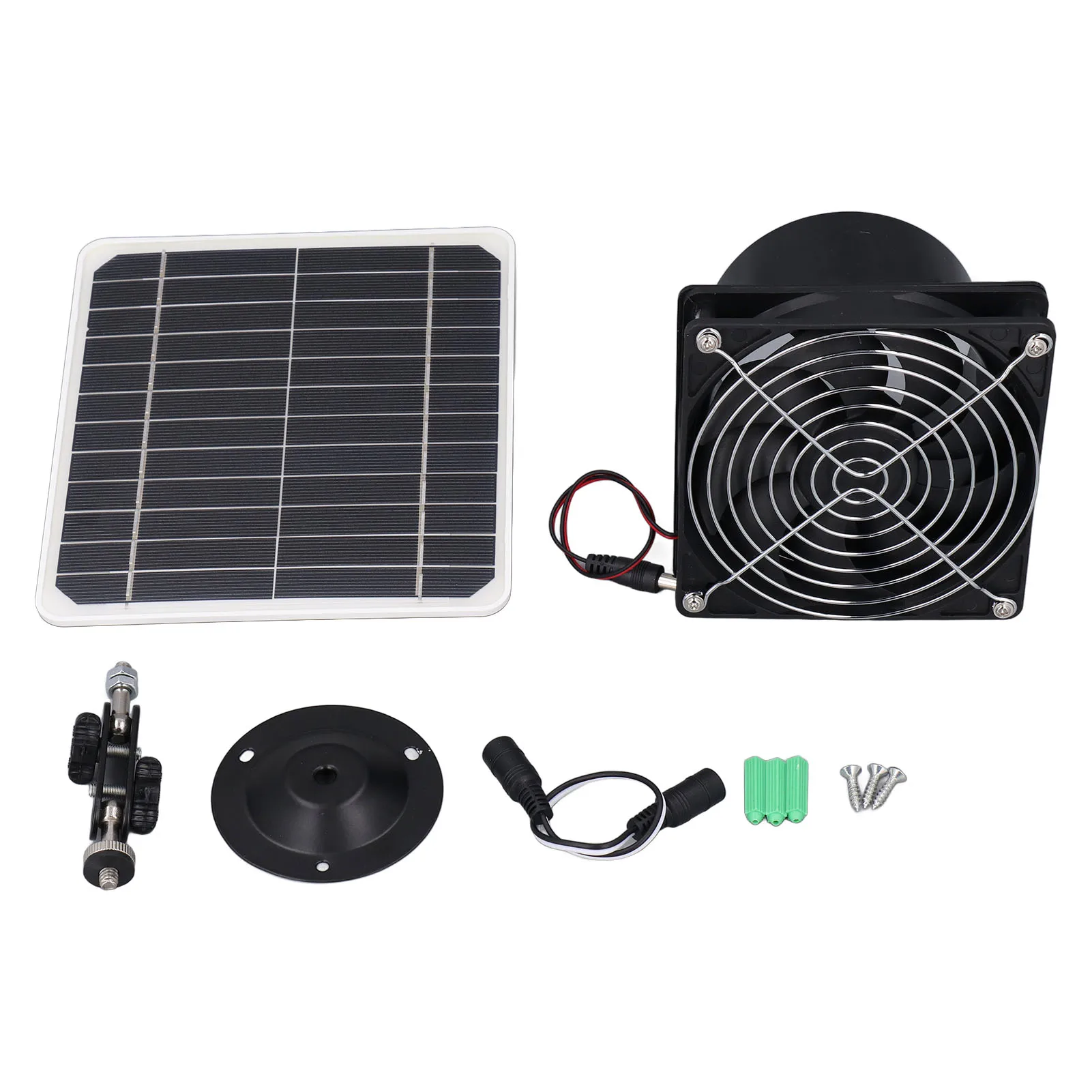 Solar Fan Ventilator 50W 12V Solar Powered Exhaust Fan 6.5 Inch and Stable Efficient Charging with Bracket for Round Pipes
Solar Fan Ventilator 50W 12V Solar Powered Exhaust Fan 6.5 Inch and Stable Efficient Charging with Bracket for Round Pipes