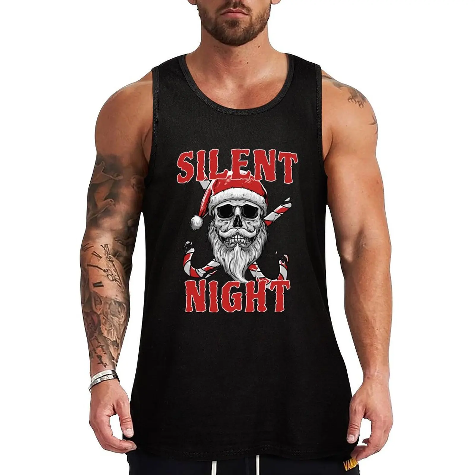 Silent Night Skull Santa Tank Top t-shirts man bodybuilding man mens designer clothes
Silent Night Skull Santa Tank Top t-shirts man bodybuilding man mens designer clothes