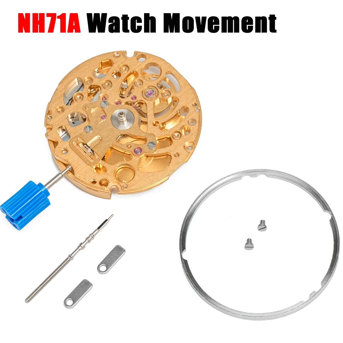 NH71A Automatic Mechanical Movement NH71 Watch Part Accessories Skeleton Wristwatches Replace High Accuracy Japan 24 Jewels
NH71A Automatic Mechanical Movement NH71 Watch Part Accessories Skeleton Wristwatches Replace High Accuracy Japan 24 Jewels