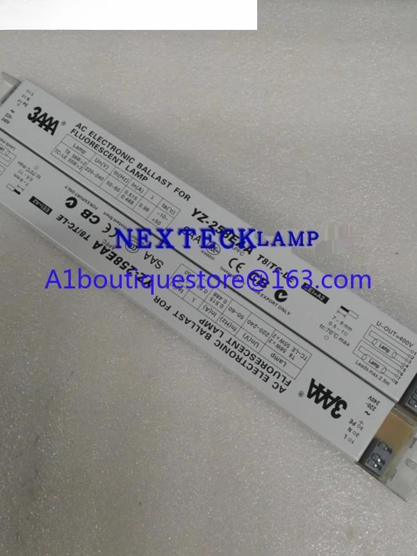 Electronic ballast YZ-258EAA 2 * 58W 60W one to two fluorescent lamp sun plate lamp(1PCS)
Electronic ballast YZ-258EAA 2 * 58W 60W one to two fluorescent lamp sun plate lamp(1PCS)