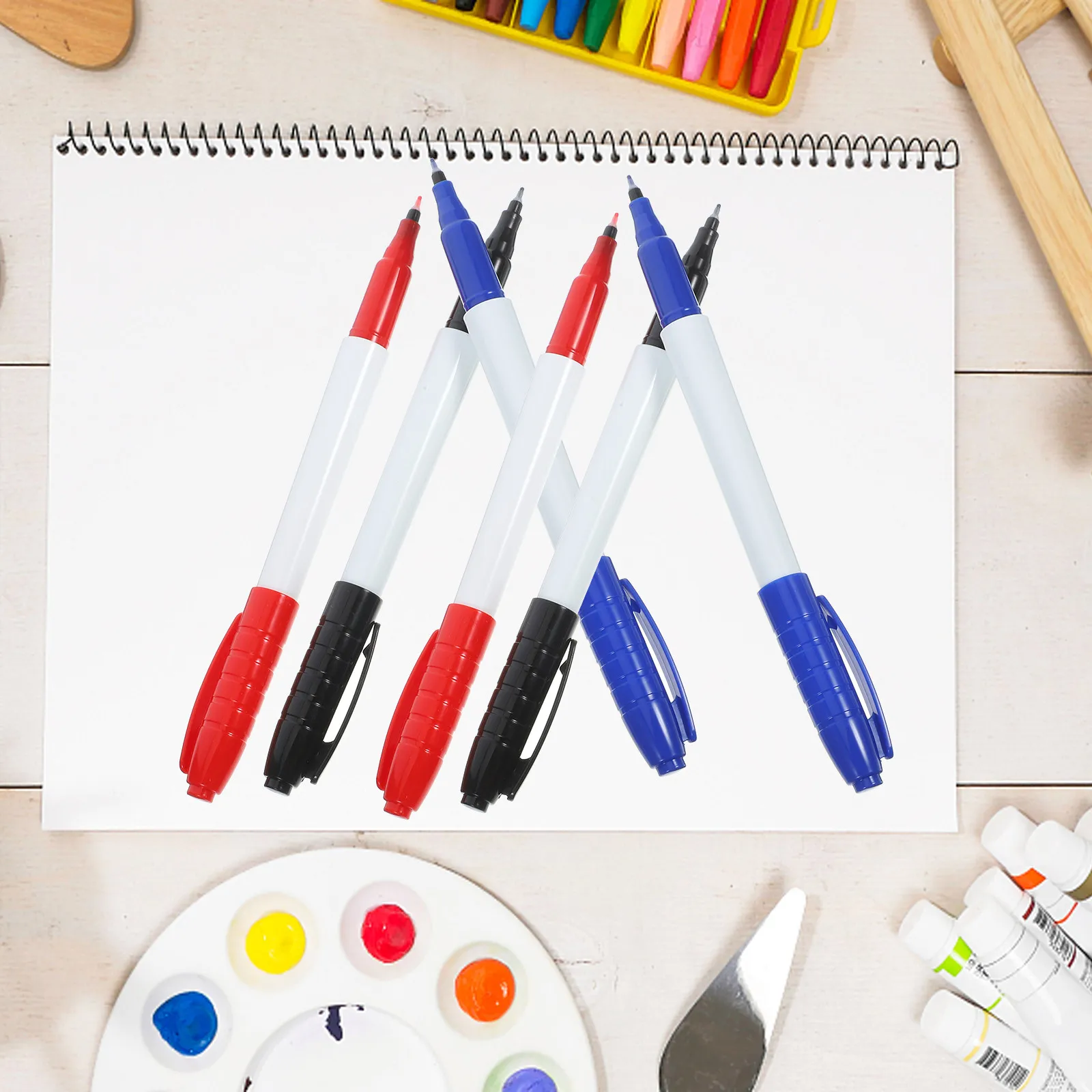 6Pcs Whiteboard Markers Dry Erase Marker Pens Fine Tip Easy Grip Comfortable Design for Home Office School Portable Convenient
6Pcs Whiteboard Markers Dry Erase Marker Pens Fine Tip Easy Grip Comfortable Design for Home Office School Portable Convenient