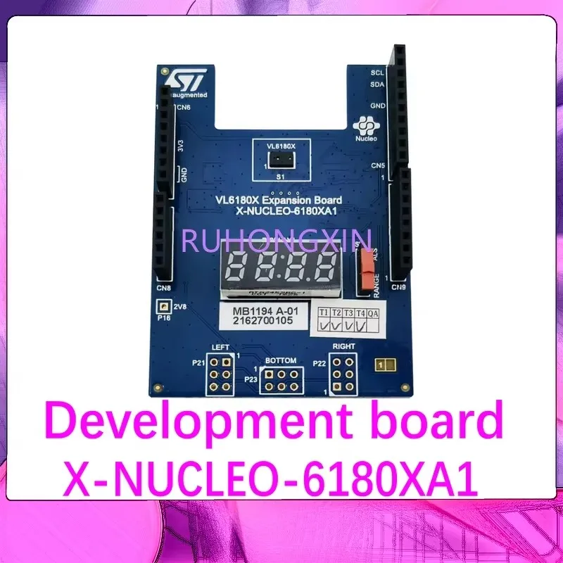 X-NUCLEO-6180XA1 STM32 Nucleo proximity and ambient light sensor expansion board, based on VL6180X
X-NUCLEO-6180XA1 STM32 Nucleo proximity and ambient light sensor expansion board, based on VL6180X