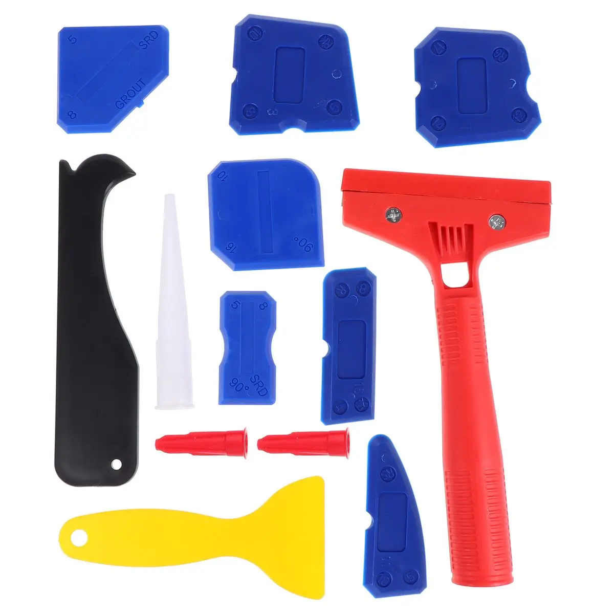 Plastic Scraper Set Sealant Removal Tools Multi Purpose Glue Residue Caulking Adhesive Remover Kitchen Bathroom DIY Works Floor
Plastic Scraper Set Sealant Removal Tools Multi Purpose Glue Residue Caulking Adhesive Remover Kitchen Bathroom DIY Works Floor