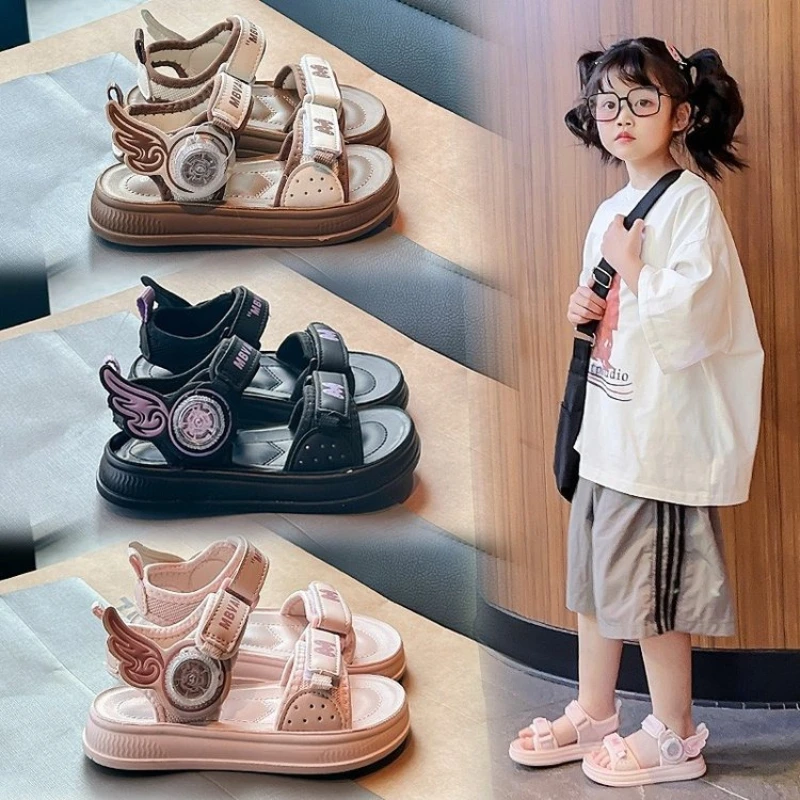 2026 New Kids Summer casual Sandals Girls Fashion Non Slip Sole Lightweight Comfortable Design Sandals Student Outdoor Shoes
2026 New Kids Summer casual Sandals Girls Fashion Non Slip Sole Lightweight Comfortable Design Sandals Student Outdoor Shoes