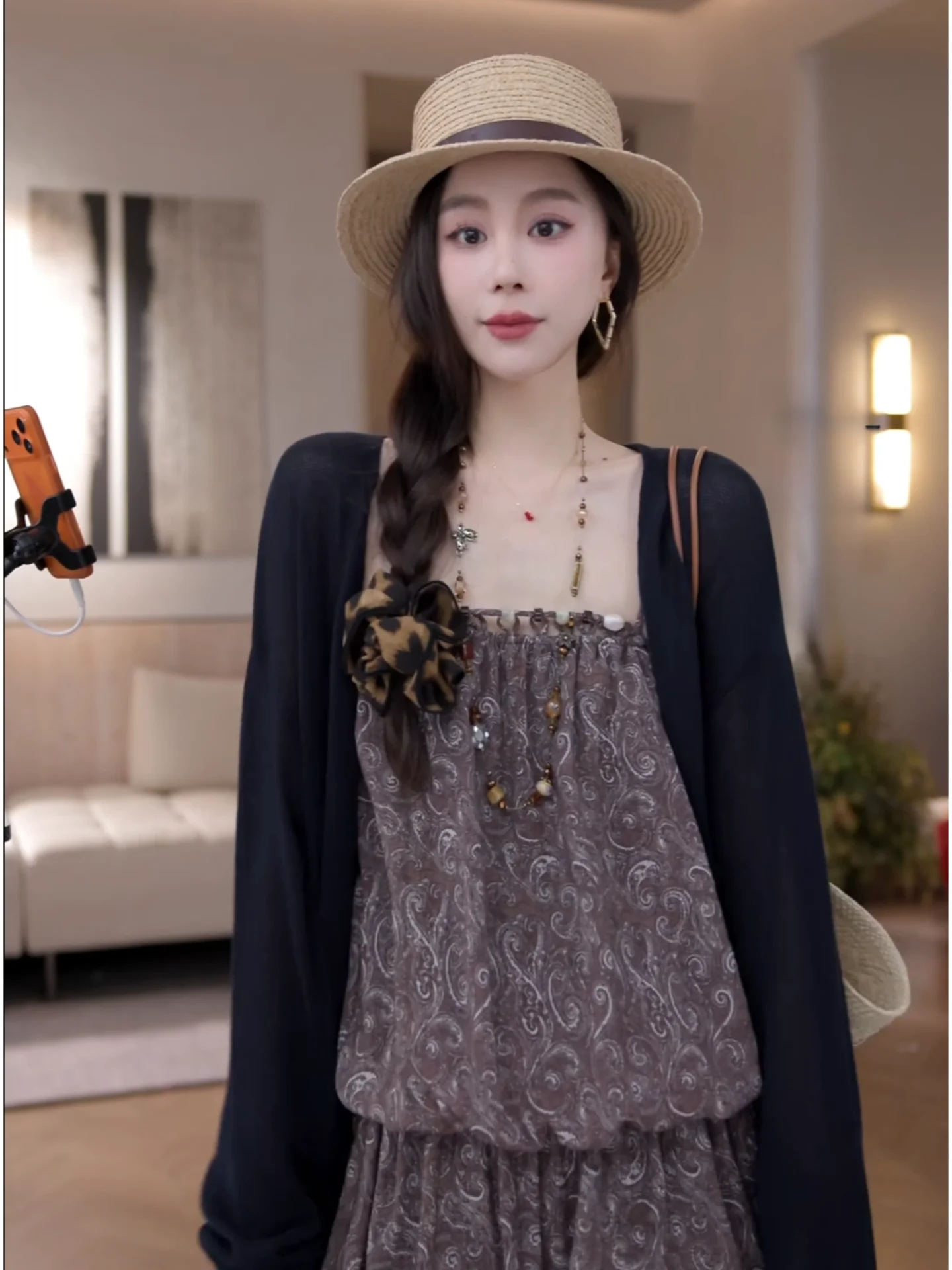 Slimming Fashion Iris Sicily Summer 2026 Retro Cashew Flower Print Strap Top Women's Vest Casual Polyester Fiber round Hem
Slimming Fashion Iris Sicily Summer 2026 Retro Cashew Flower Print Strap Top Women's Vest Casual Polyester Fiber round Hem